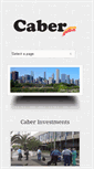 Mobile Screenshot of cabergroup.com